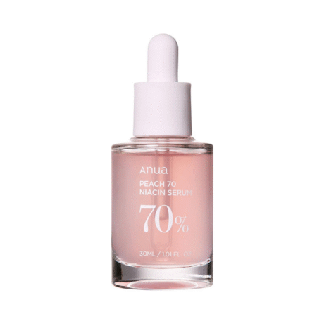 Anua Peach 70% Niacin Serum – Brightening and Hydrating Korean Serum for Glowing Skin