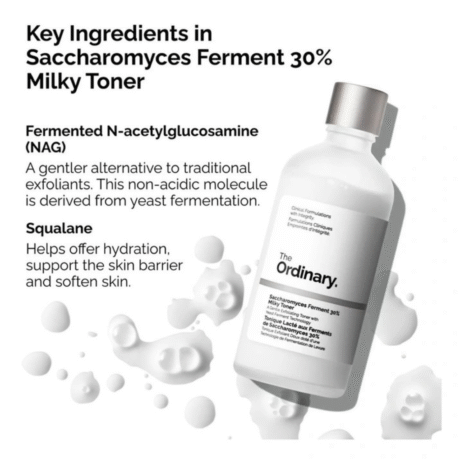 Revitalize Skin with The Ordinary Saccharomyces Ferment 30% Milky Toner 100ml – Brightening & Hydrating Power