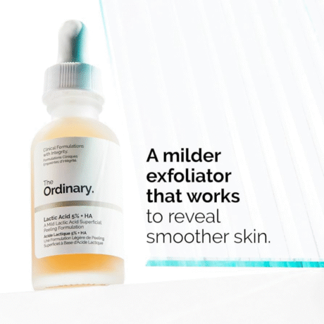 The Ordinary Lactic Acid 5% + HA 30ml – Gentle Exfoliating Serum for Sensitive Skin