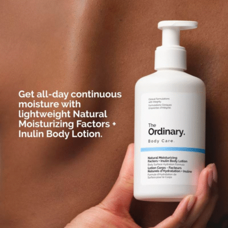 The Ordinary Natural Moisturizing Factors + Inulin Body Lotion 240ml for dry skin hydration
