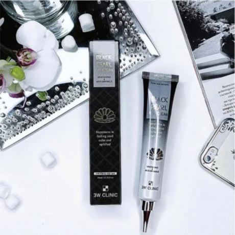 3W Clinic Black Pearl Eye Cream for Dark Circles and Wrinkles