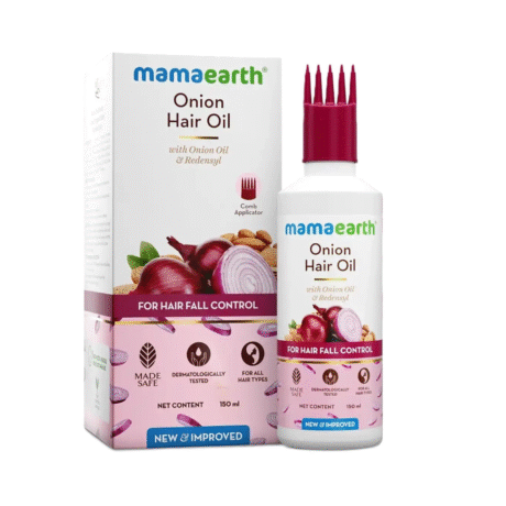Mamaearth Onion Hair Oil for Hair Fall Control and Hair Growth
