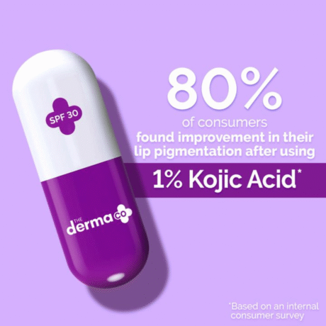 The Derma Co 1% Kojic Acid Lip Balm SPF 30 PA++
