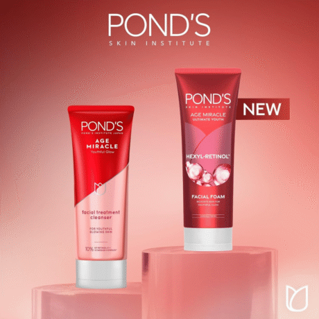 Ponds Age Miracle Face Wash Anti-Aging Cleanser