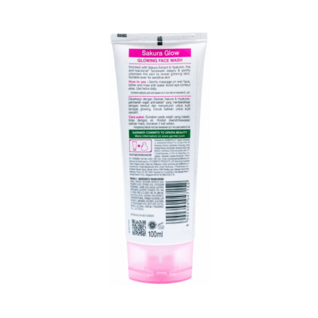 Garnier Sakura Glow Face Wash Brightening Cleanser